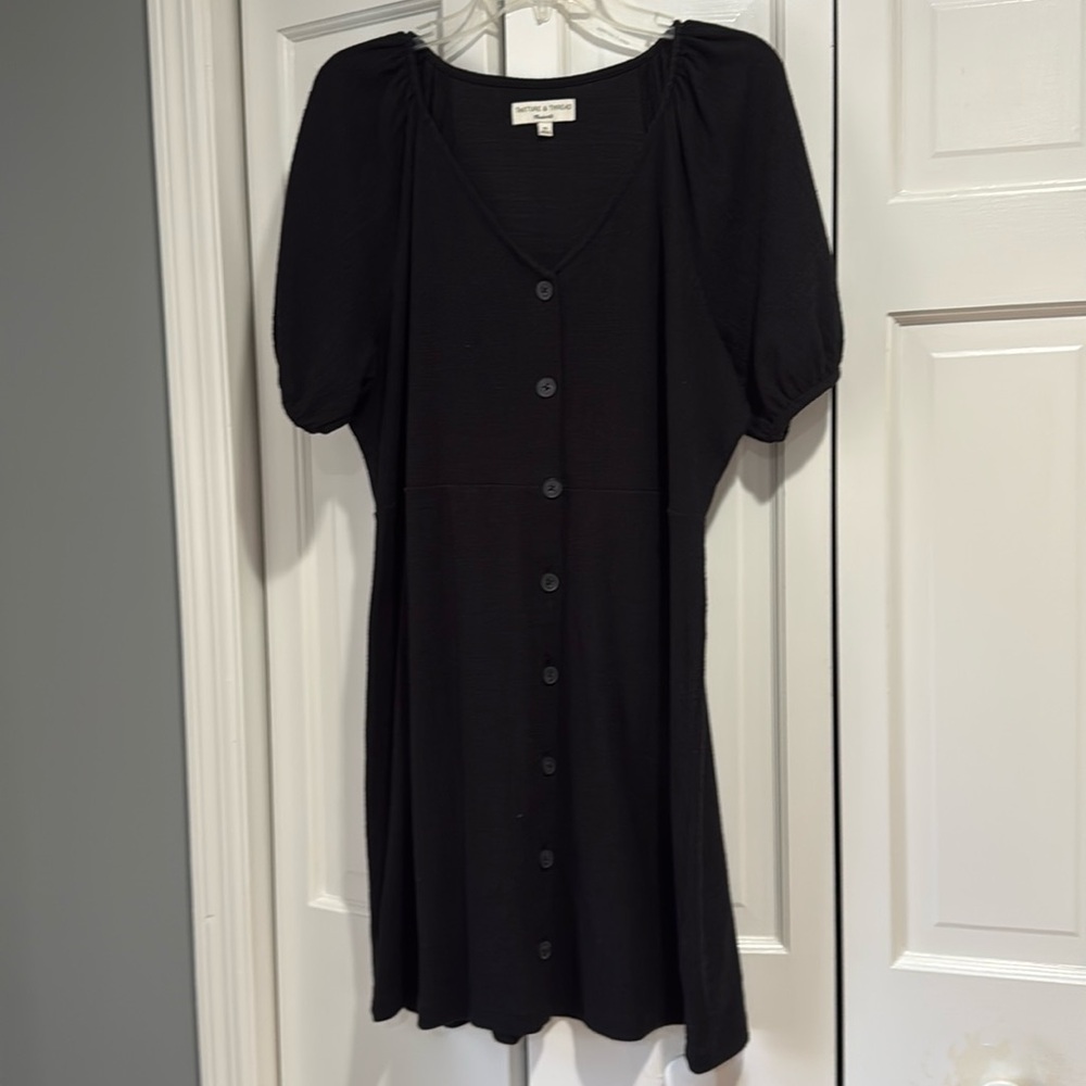 Madewell black dress
